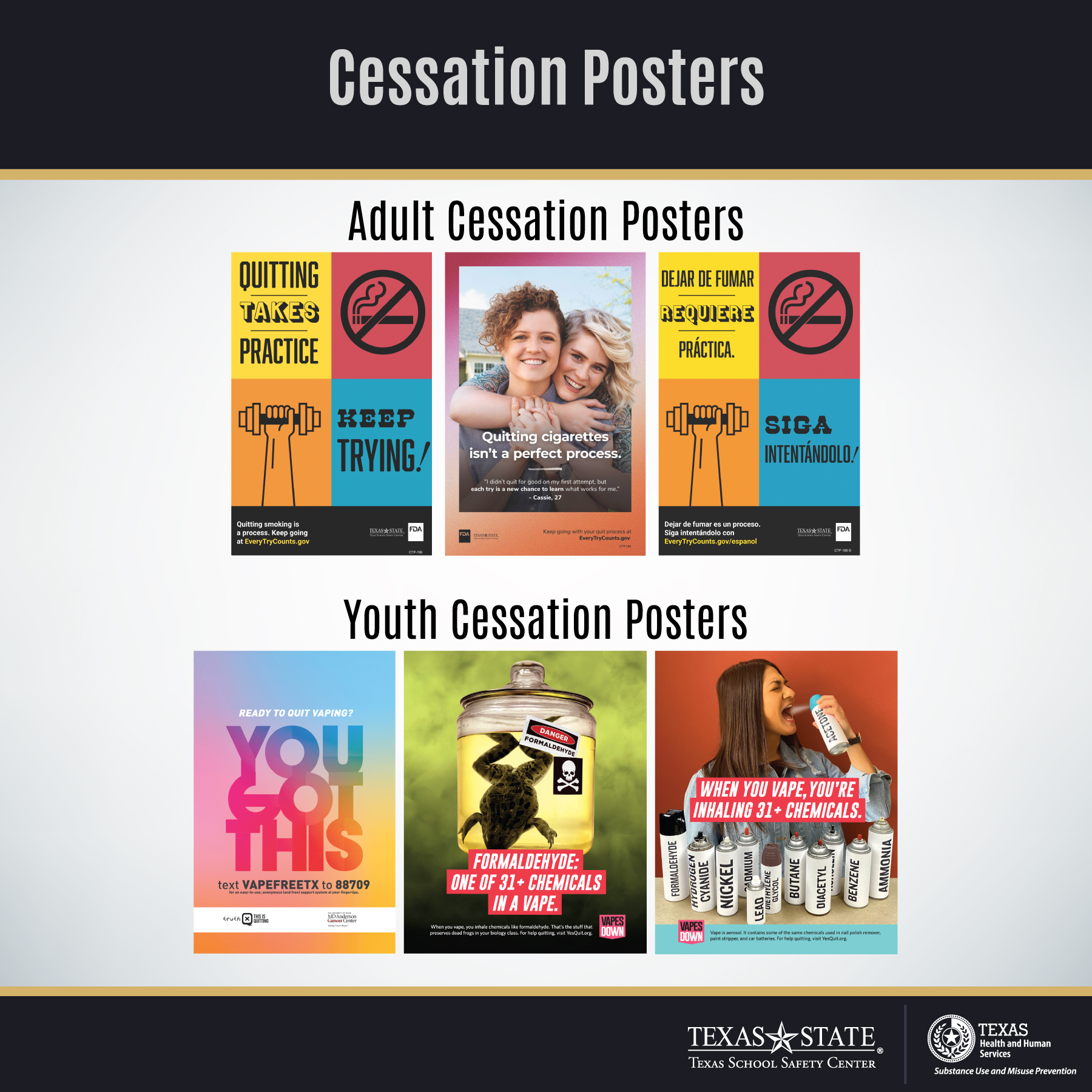 Tobacco Cessation Posters