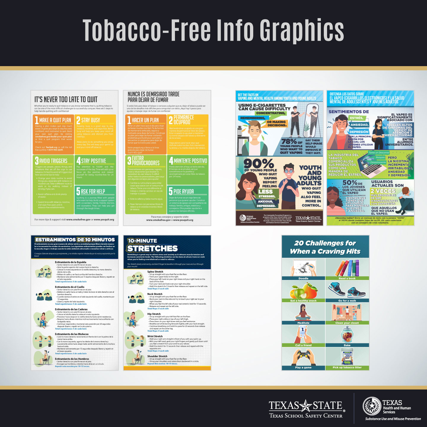 Tobacco-Free Info Graphics
