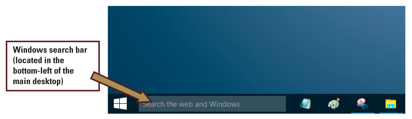 window search bar