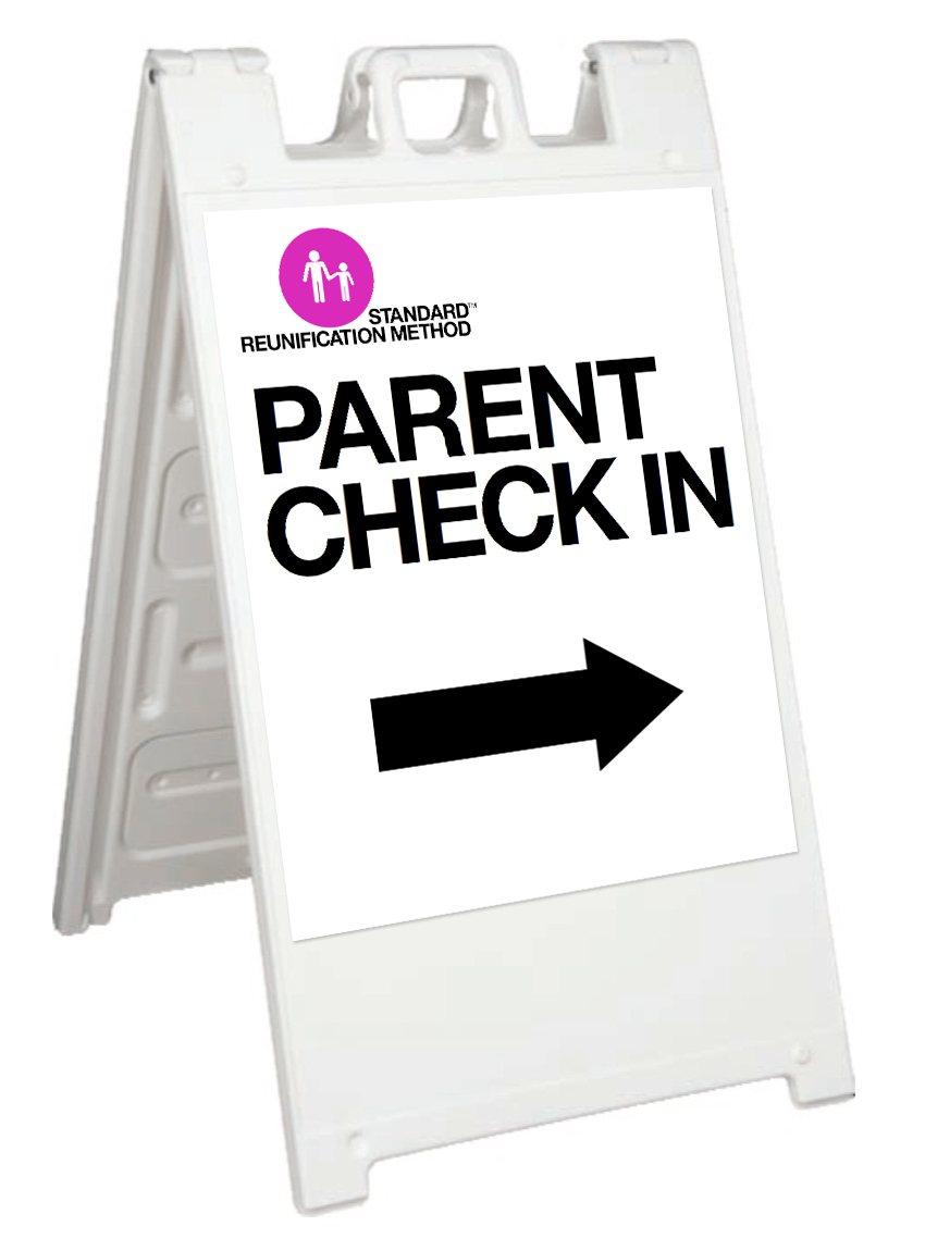 parent check-in sign