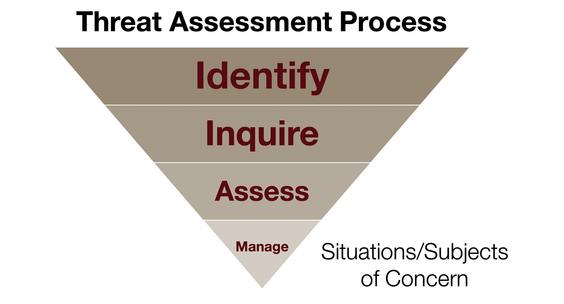 threat assessment process identify inquire assess manage